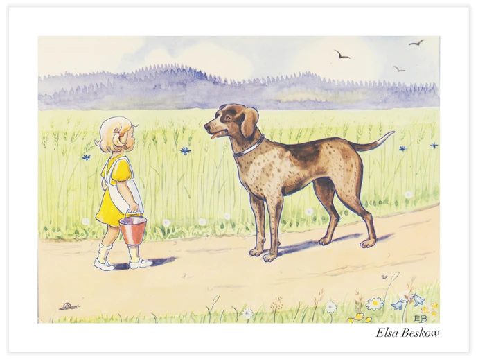 Duktiga Annika - Annika och hunden, Poster