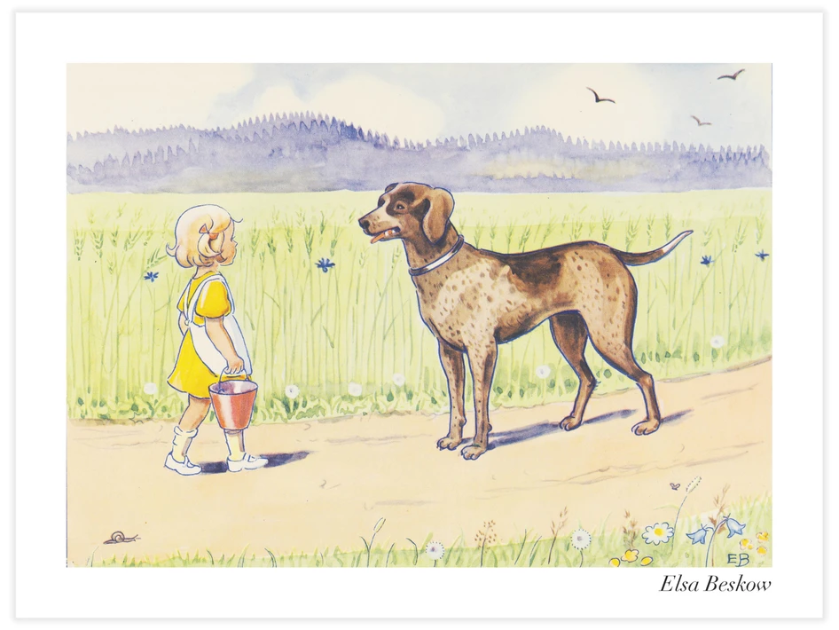 Duktiga Annika - Annika och hunden - Poster