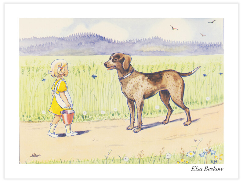 Duktiga Annika - Annika och hunden - Poster
