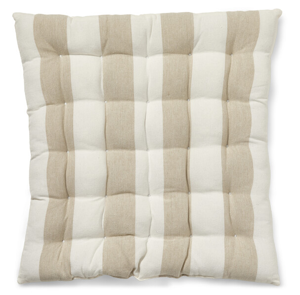 Recycle - Stolsdyna, 40x40 cm - Beige