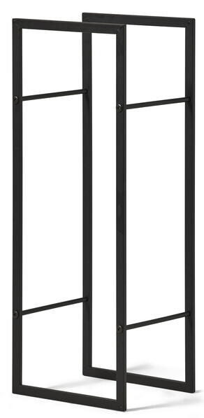 Casey - Vedställ, 30x25,5x80 cm - Svart