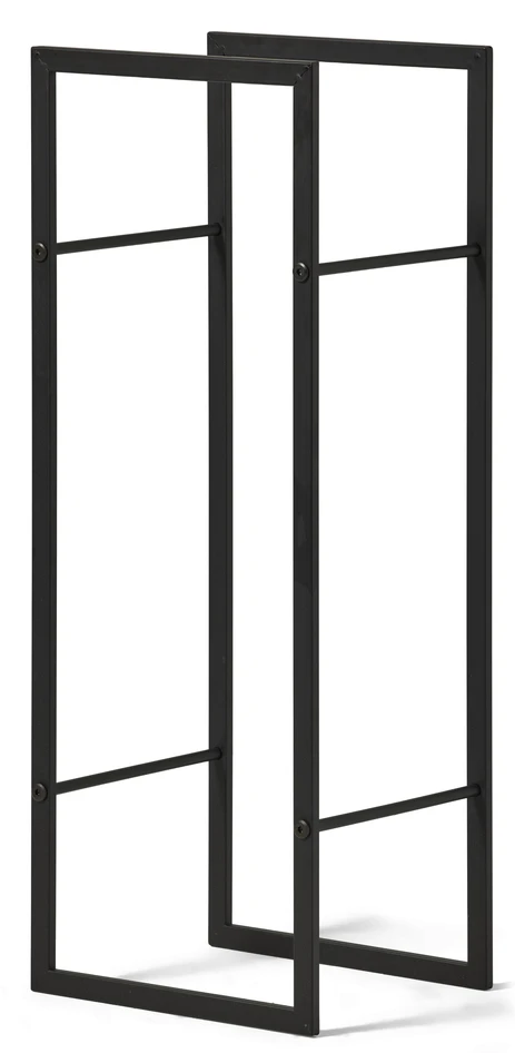 Casey - Vedställ, 30x25,5x80 cm - Svart