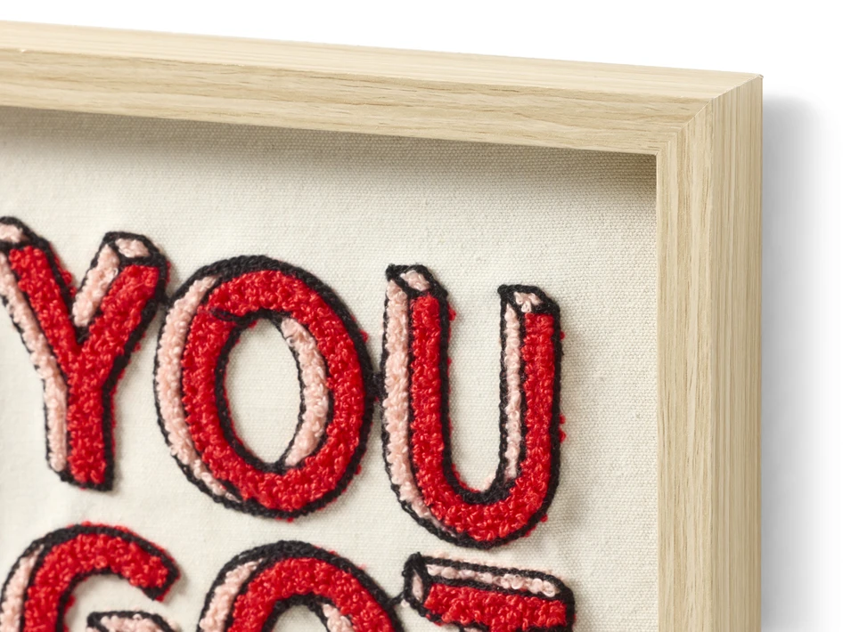 You got this - Tavla, 21,5x26,5 cm - Flerfärgad