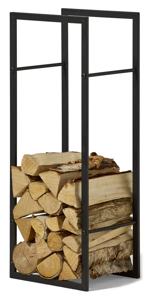 Casey - Vedställ, 30x25,5x80 cm - Svart