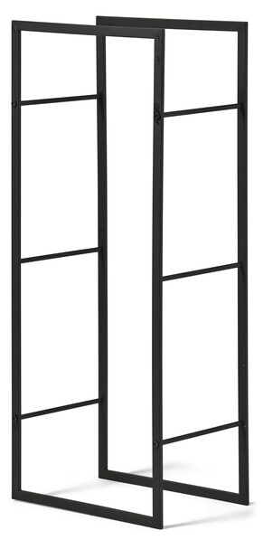 Casey - Vedställ, 40x75,5x100 cm - Svart