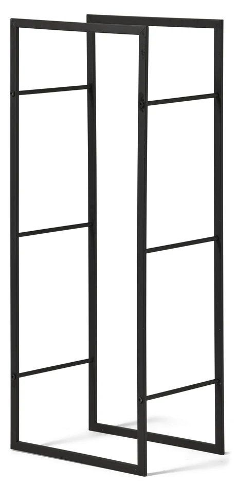 Casey - Vedställ, 40x75,5x100 cm - Svart