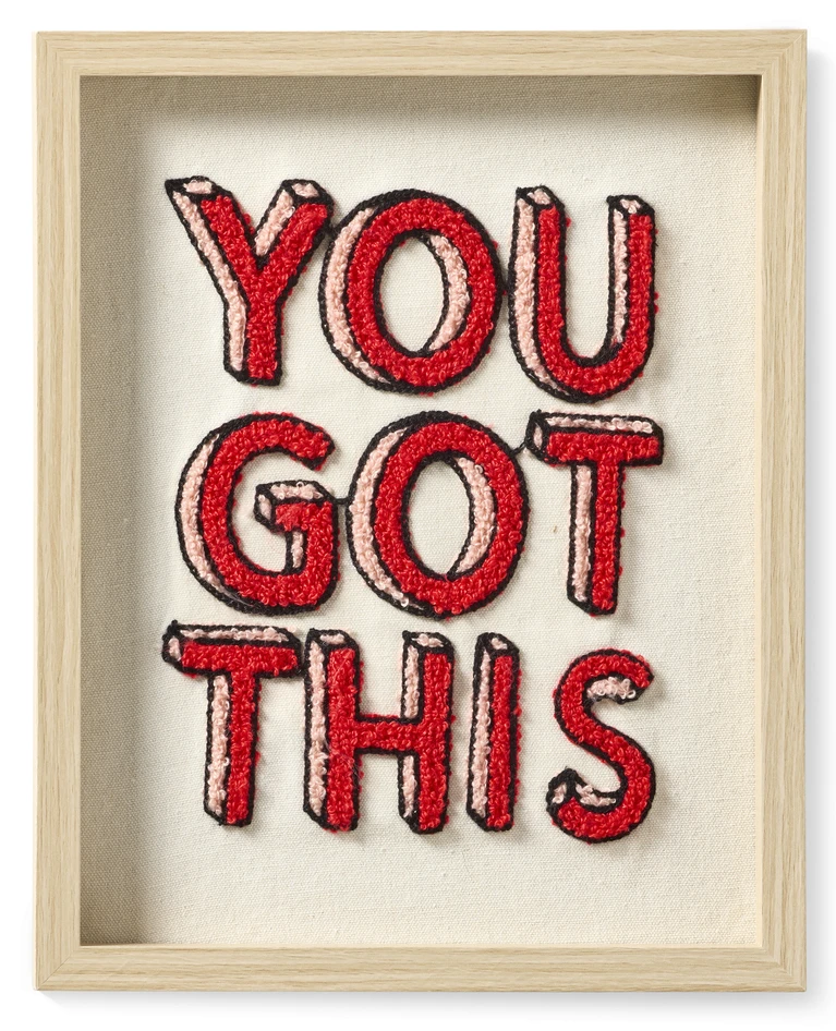 You got this - Tavla, 21,5x26,5 cm - Flerfärgad