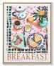 Breakfast - Tavla, H50 B40 cm - Flerfärgad
