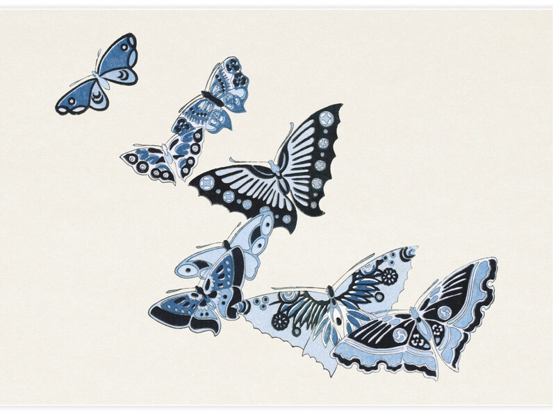 Japanese butterfly - Poster