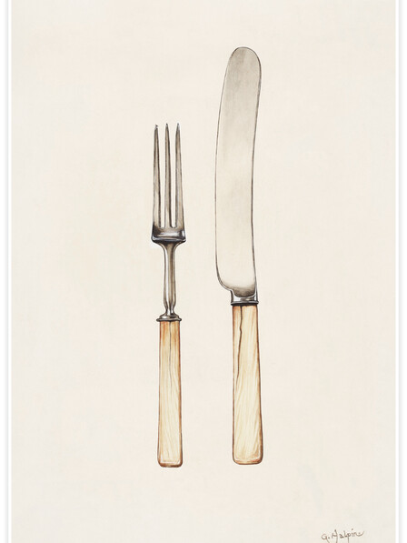 Knife and Fork - Poster