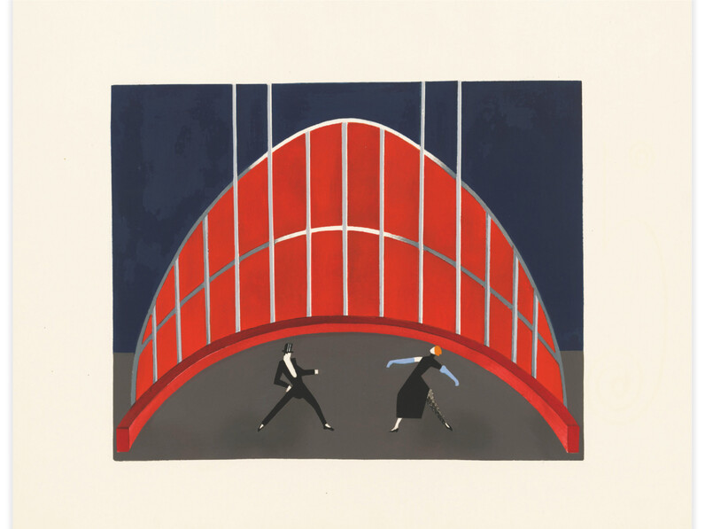 Maquettes de théatre i-xv No.3 - Poster