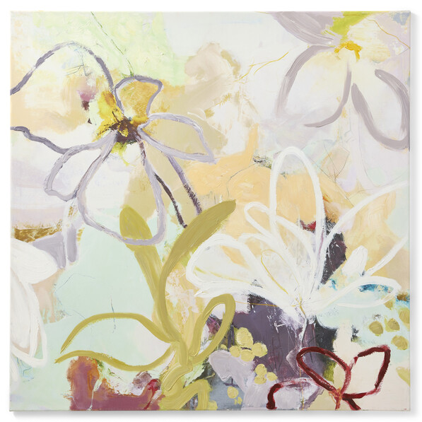 Last days of summer - Canvastavla, B 100 H 100 cm - Flerfärgad