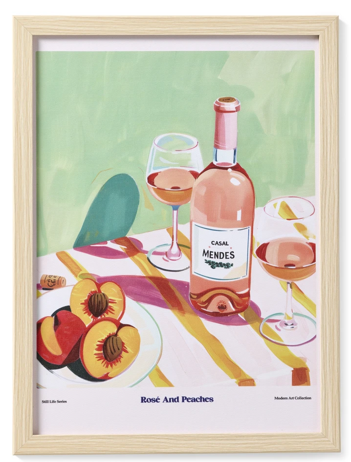 Peaches - Tavla, B40 H30 cm - Flerfärgad