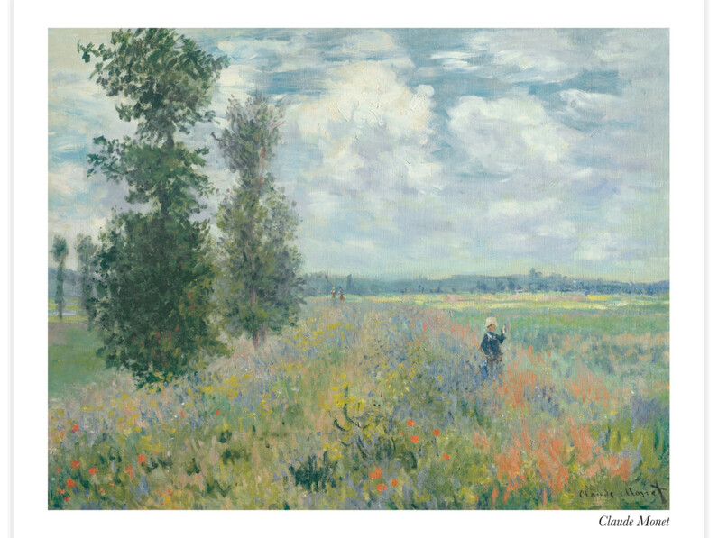 Poppy Fields near Argenteuil - Poster