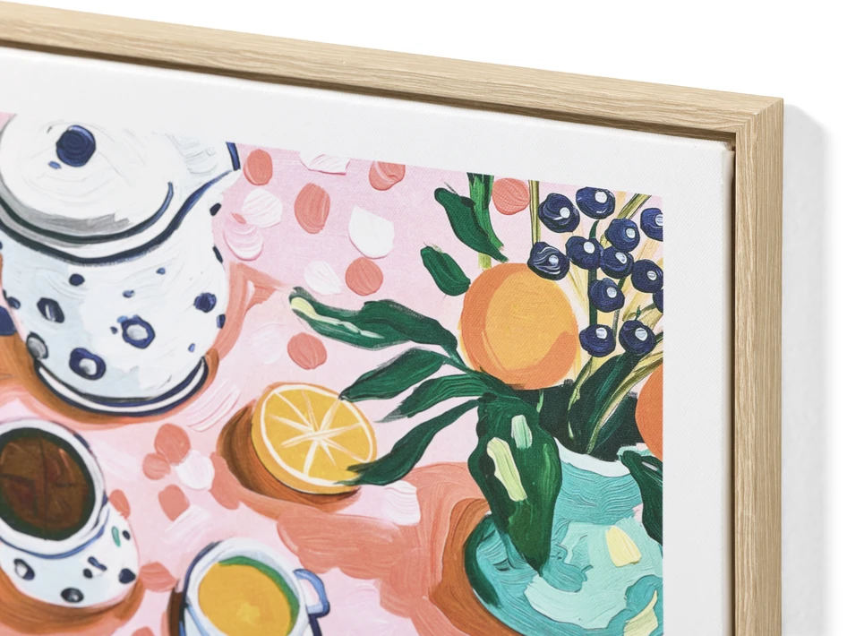 Breakfast - Tavla, H50 B40 cm - Flerfärgad