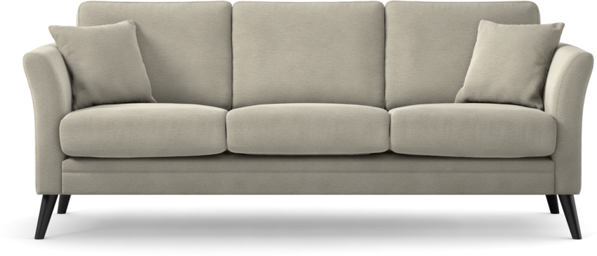 Eden - 3-sits soffa - Brun