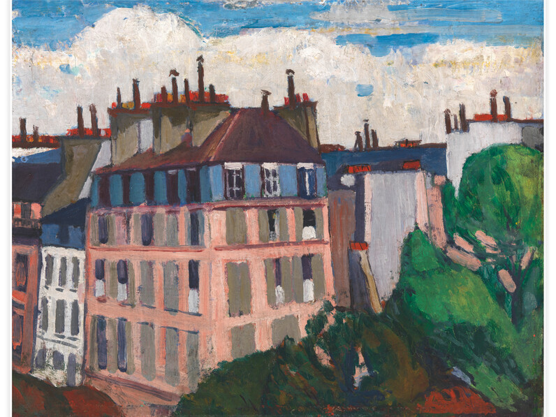 Rooftops, Paris - Poster