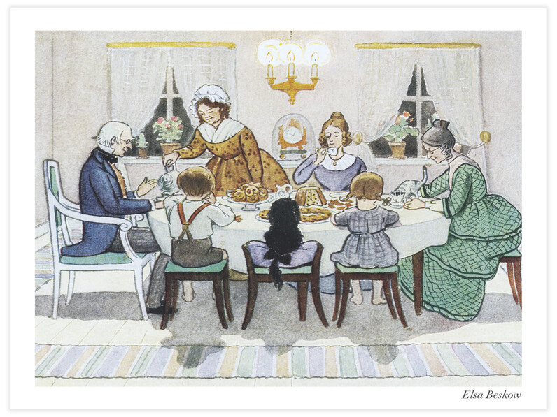 Runt kaffebordet - Poster