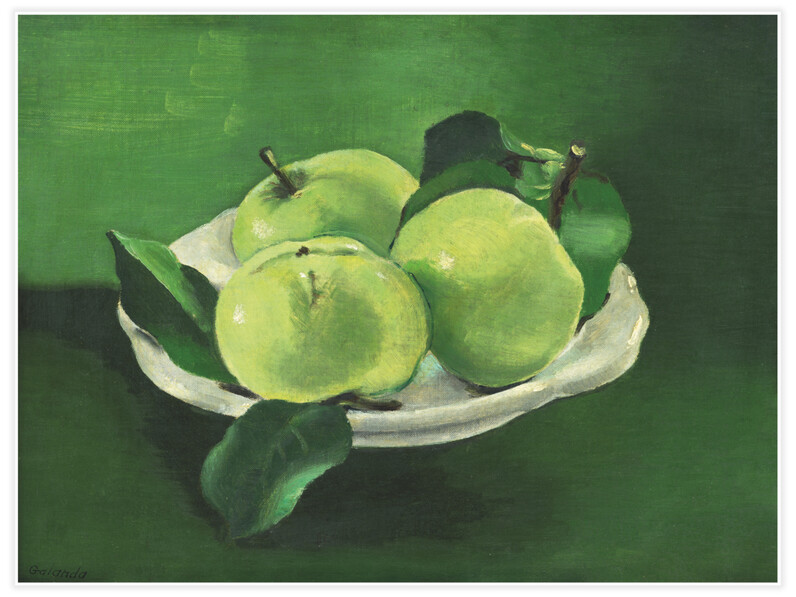 Still life with Apples - Poster