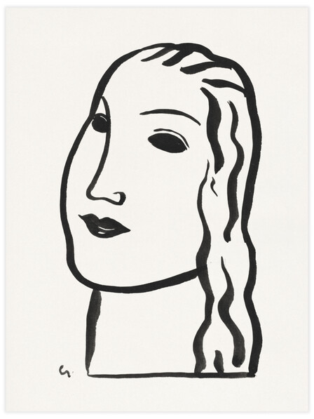 Woman's Head - Poster