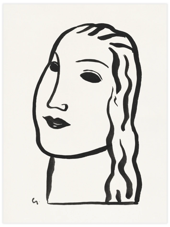 Woman's Head - Poster