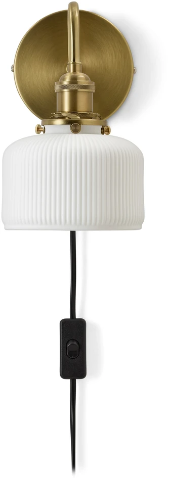 Majlis - Vägglampa L21 B13 H22 cm - Vit