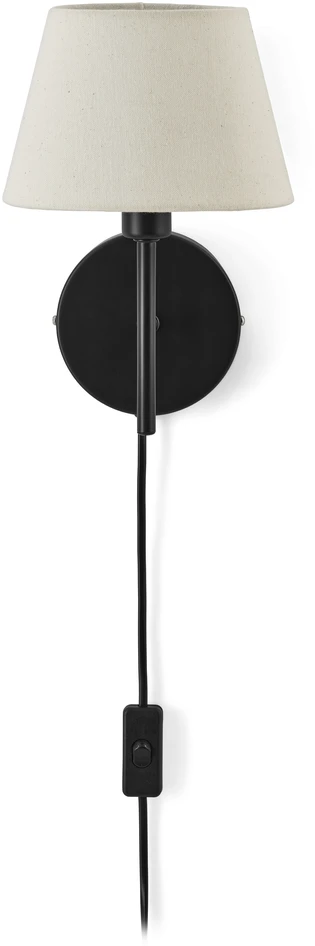 Adina - Vägglampa H26 B18 cm - Svart