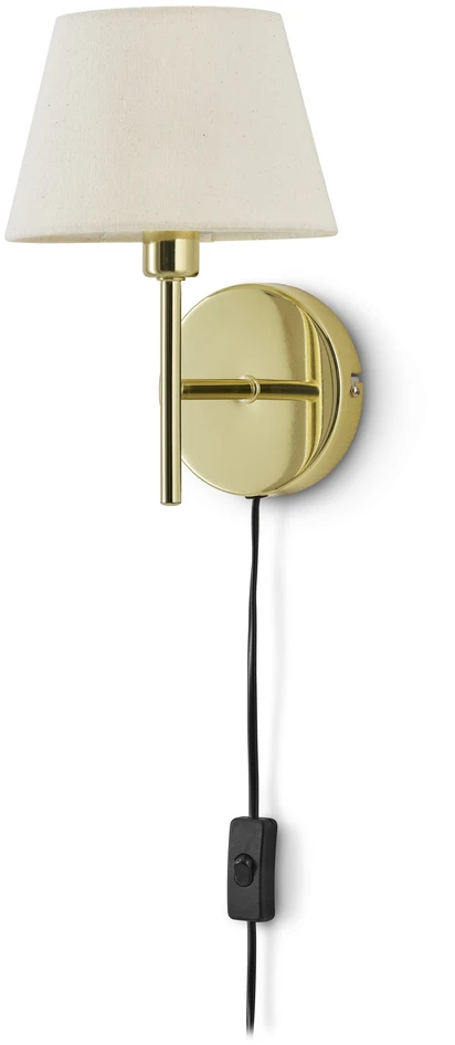 Adina - Vägglampa H26 B18 cm - Gul