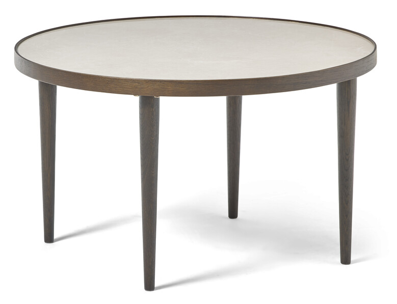 Tuva - Soffbord, Ø 80, H 47 cm - Brun