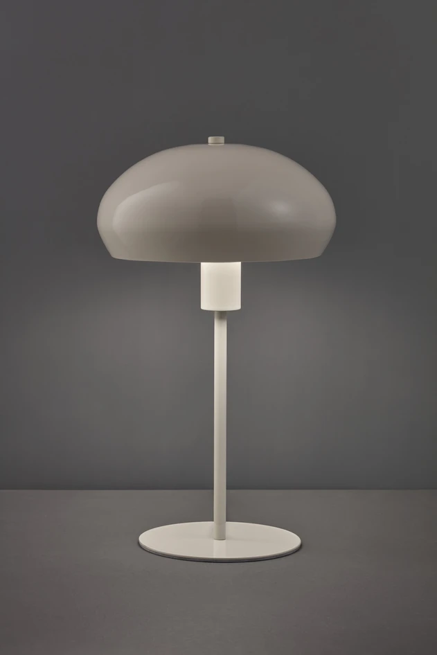 Cassie - Bordslampa, H38 Ø22 cm - Vit