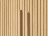 Judit - Skåp 2 jalusidörrar, 100x40x118 cm - Beige