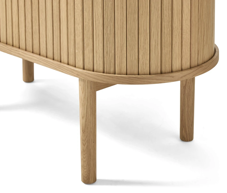 Judit - Skåp 2 jalusidörrar, 100x40x118 cm - Beige