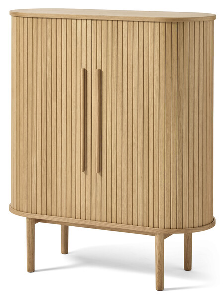Judit - Skåp 2 jalusidörrar, 100x40x118 cm - Beige