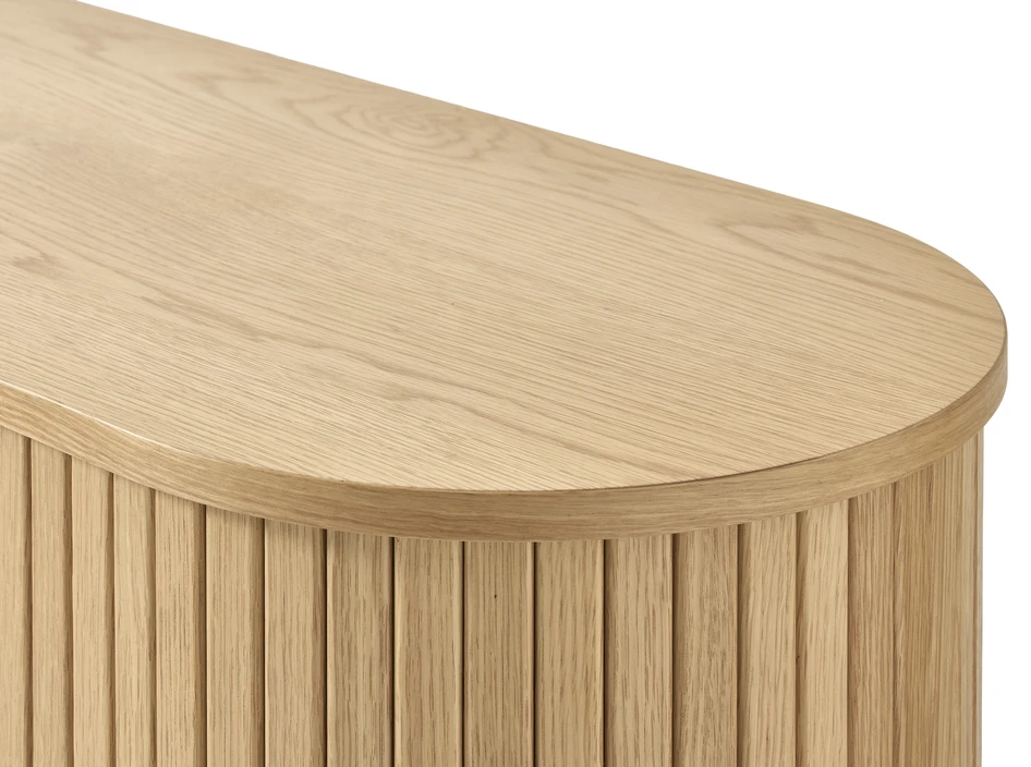 Judit - Skåp 2 jalusidörrar, 100x40x118 cm - Beige