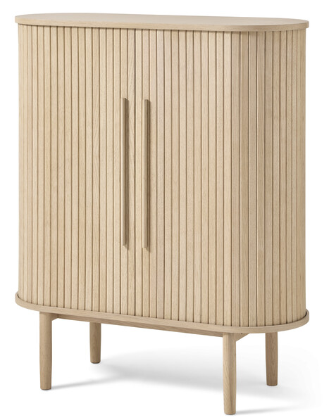 Judit - Skåp 2 jalusidörrar, 100x40x118 cm - Vit