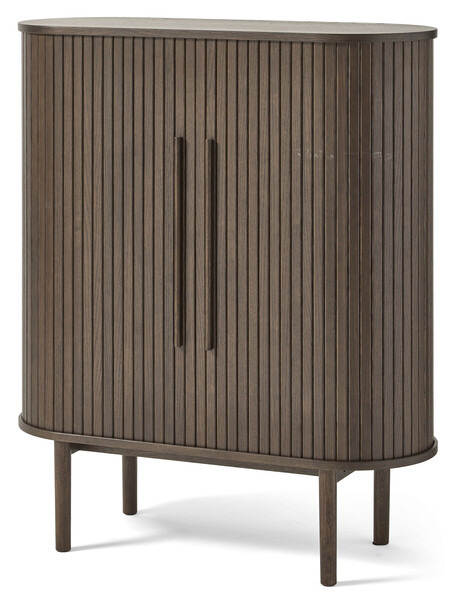 Judit - Skåp 2 jalusidörrar, 100x40x118 cm - Brun