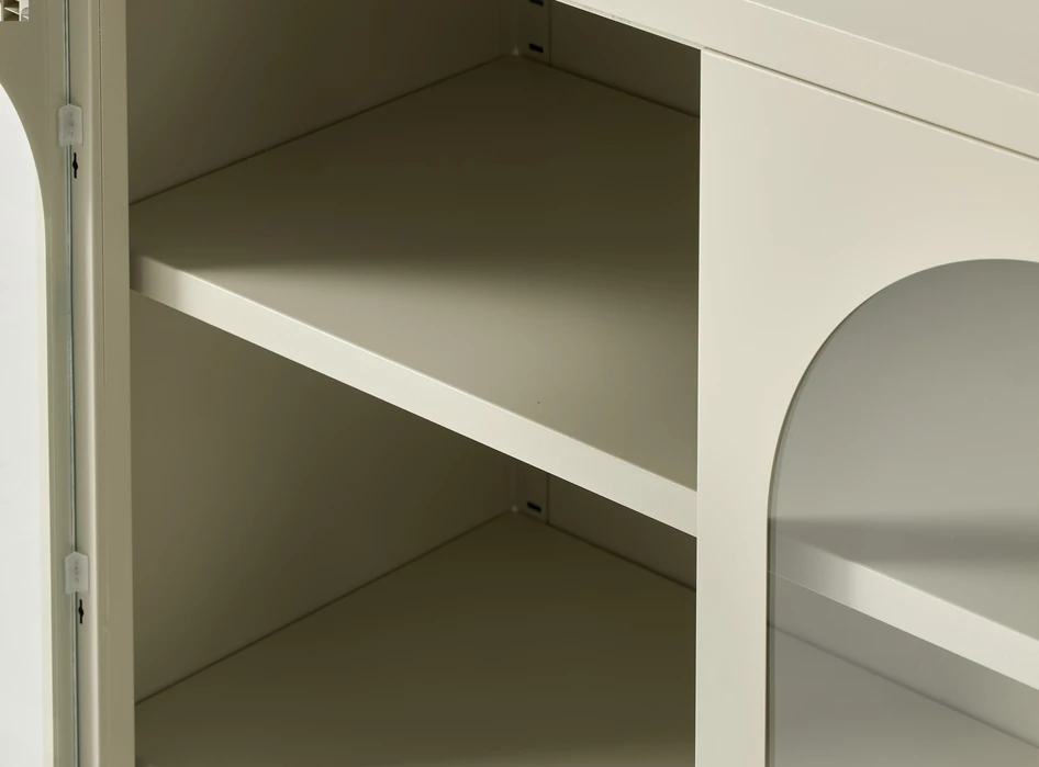 Arcolo - Skåp 2 dörrar, 80x35x90 cm - Beige