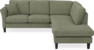 Eden - 2-sits soffa med divan - Grön