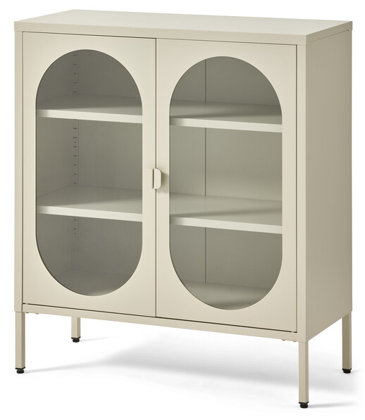 Arcolo - Skåp 2 dörrar, 80x35x90 cm - Beige