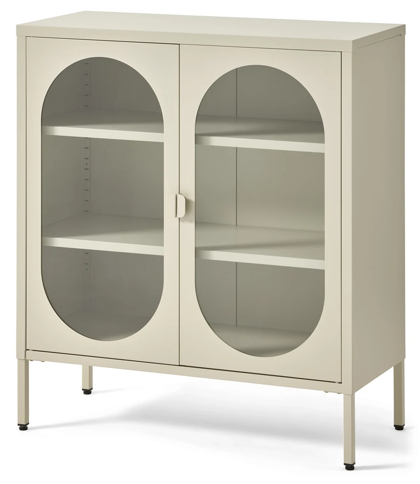 Arcolo - Skåp 2 dörrar, 80x35x90 cm - Beige