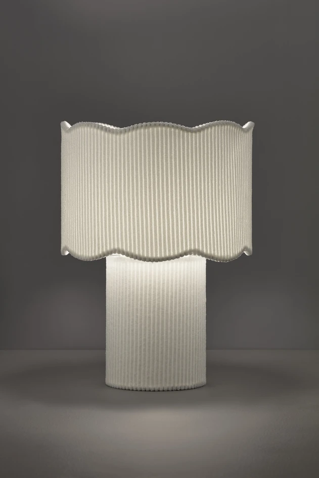 Tina - Bordslampa, Ø23.5 H32 cm - Vit