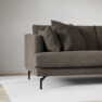 Harper - 4-sits med schäslong XL höger - Brun