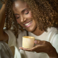 Mango Powder - Ljuslykta, H5,7 Ø6,5 cm - inspiration