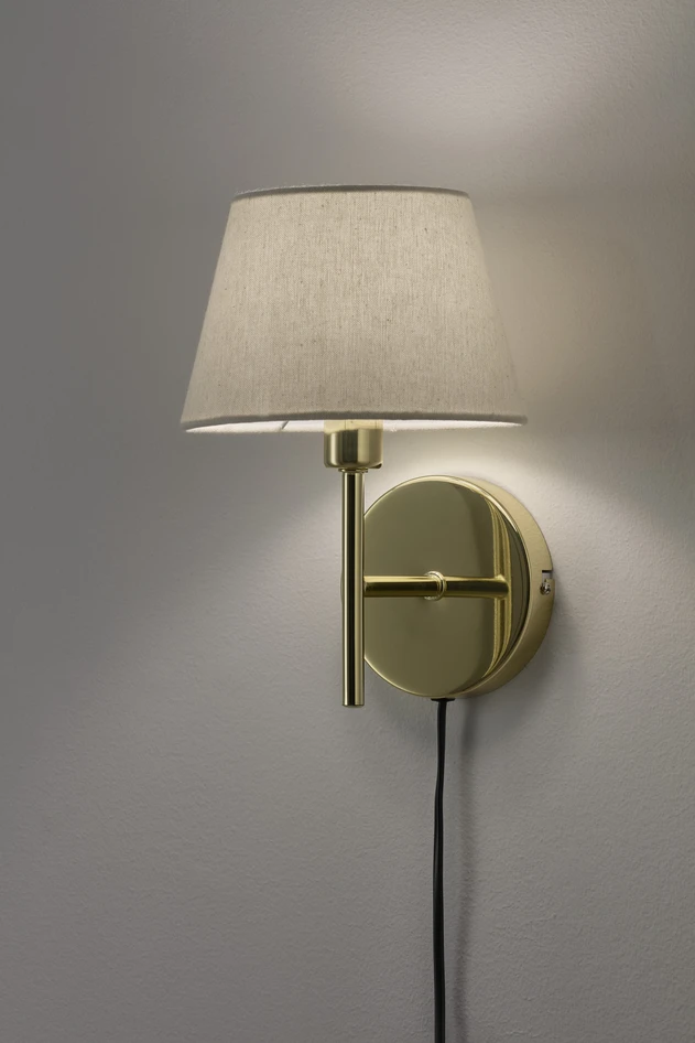 Adina - Vägglampa H26 B18 cm - Gul
