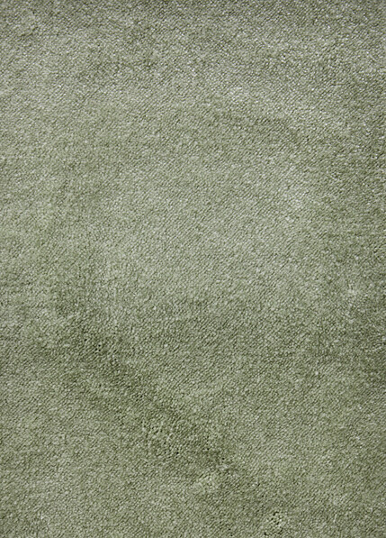 Gemini - Måttbeställd matta, langetterad kant - Grön