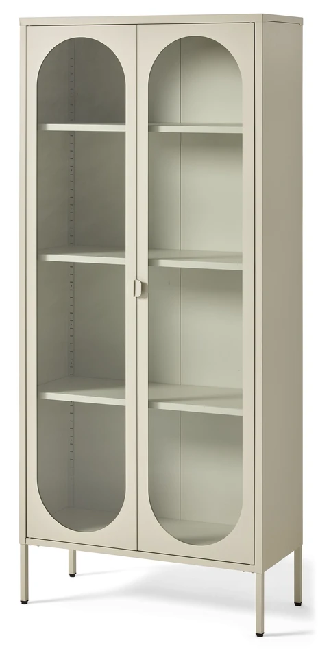 Arcolo - Skåp 2 dörrar, 80x35x180 cm - Beige