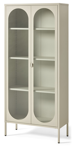 Arcolo - Skåp 2 dörrar, 80x35x180 cm - Beige