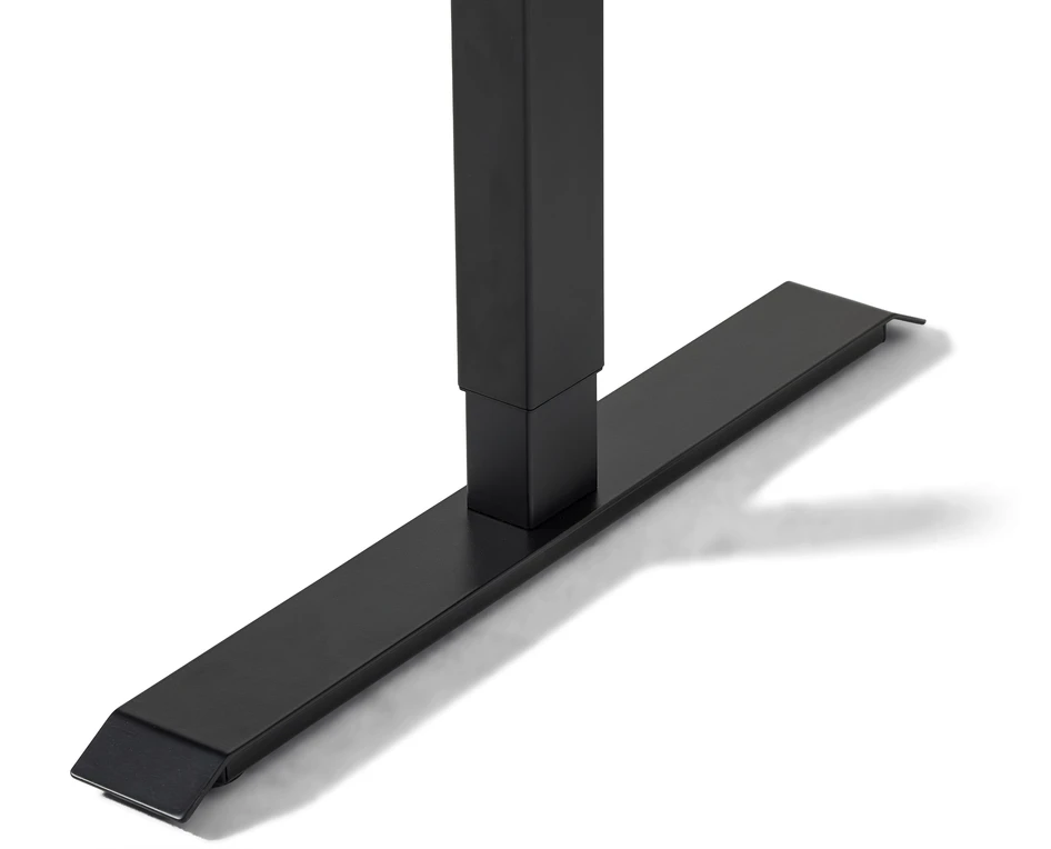 Motivo - Höj- och sänkbart skrivbord, 120x60x70-118 cm - Svart