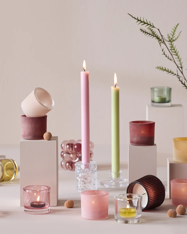 Tindra - Rustikljus, H 28 Ø 2,2 cm, brinntid 10 h - inspiration