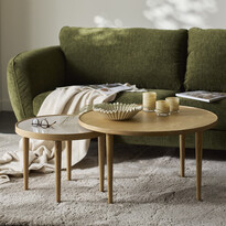 Tuva - Satsbord, Ø 55 H 42/Ø 80 H 46 cm - inspiration